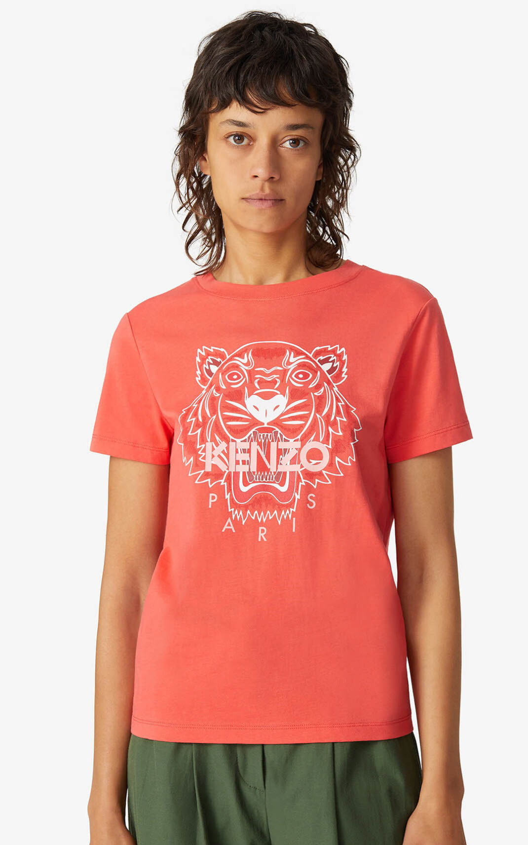 Kenzo Tiger Póló Női Piros | ID.438336